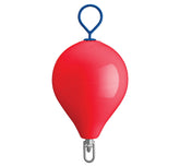 Polyform CM-3 RED CM Series Mooring Buoy - 17" x 22", Red with Galvanized Eye